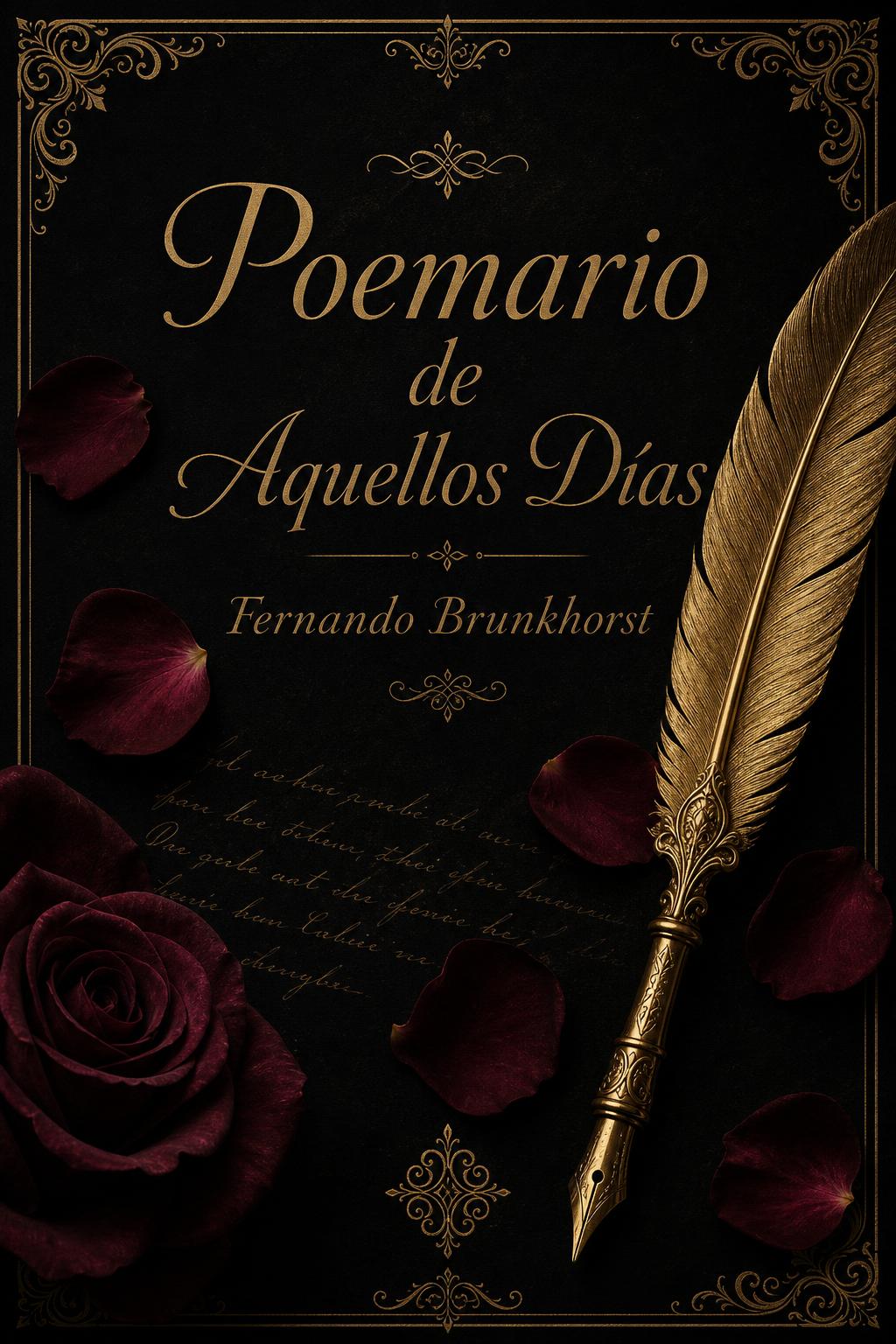 Portada de Poemario de Aquellos Días de Fernando Brunkhorst