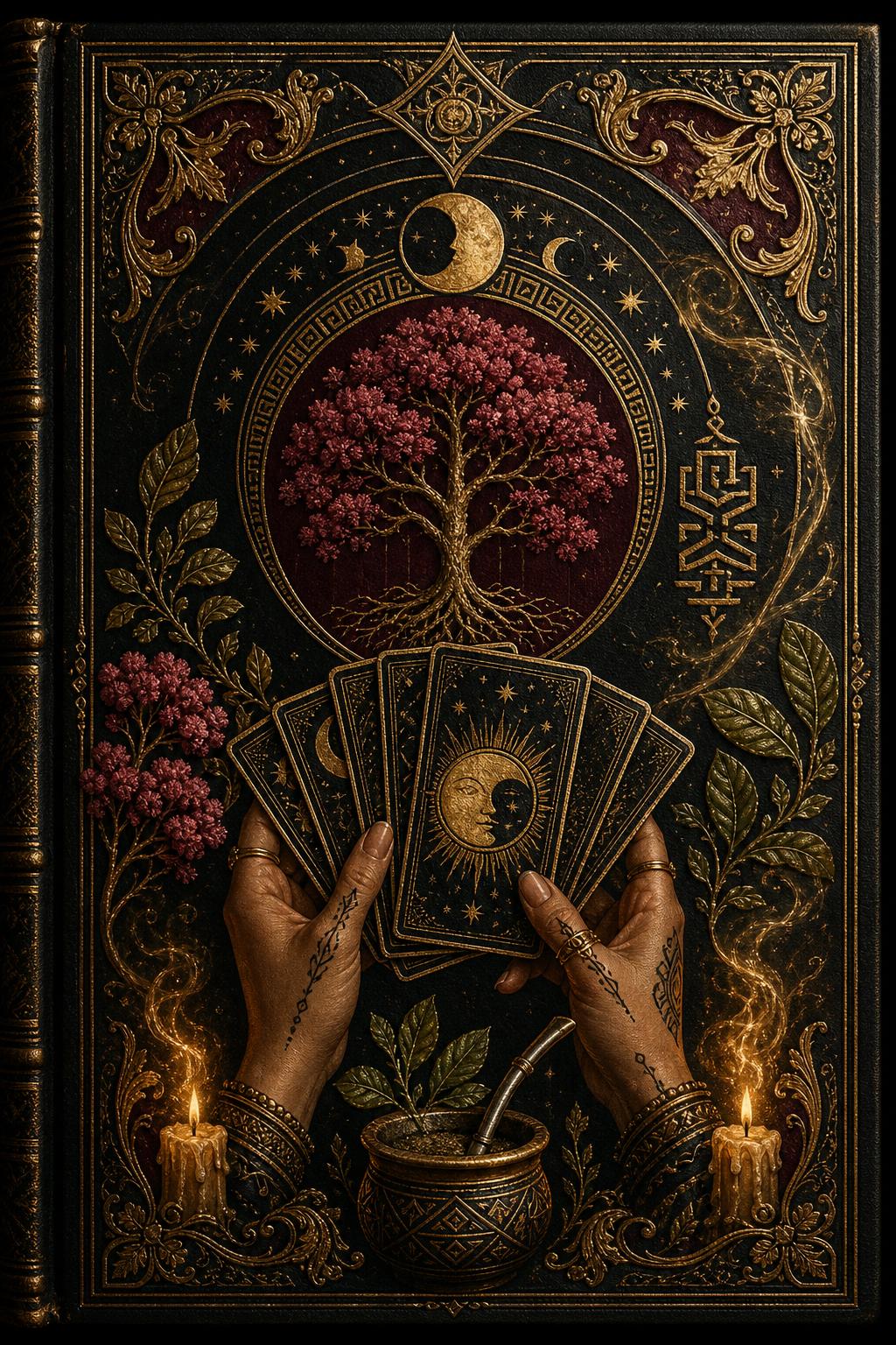 Portada de El Primer Tarot Paraguayo de Fernando Brunkhorst
